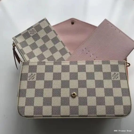 AAA Pruses Bags Vuitton Damier Pochette Louis N63106 Bag Felicie 0701